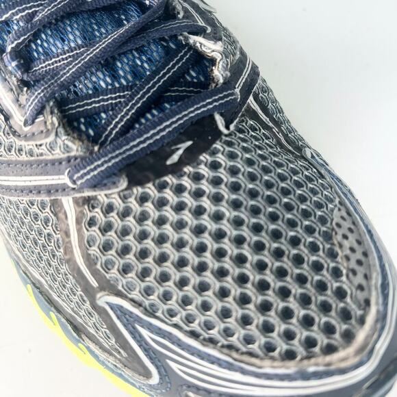 Brooks Ghost 6 Running Sneakers Shoes Grey Black Green Blue Silver Men 12.5 - Picture 9 of 14